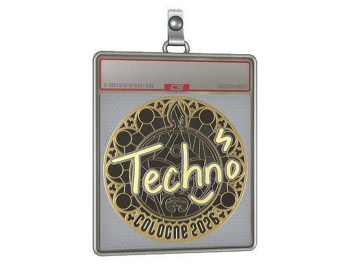 Item Sticker Slab | Techno4K (Gold) | Cologne 2026