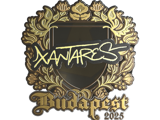 Item Sticker | XANTARES (Gold) | Budapest 2025