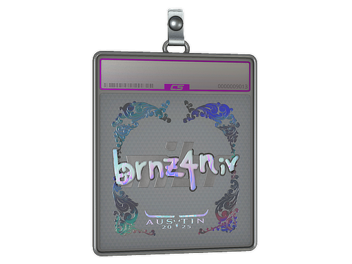 Item Sticker Slab | brnz4n (Holo) | Austin 2025