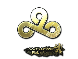 Item Sticker | Cloud9 (Gold) | Antwerp 2022
