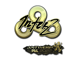 Item Sticker | interz (Gold) | Antwerp 2022