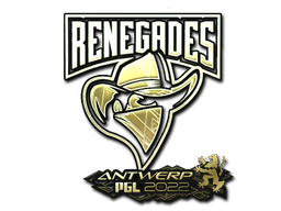 Item Sticker | Renegades (Gold) | Antwerp 2022