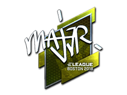 Item Sticker | MAJ3R (Foil) | Boston 2018