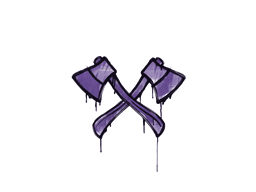 Item Sealed Graffiti | X-Axes (Monster Purple)