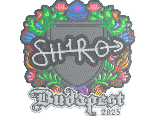 Item Sticker | sh1ro (Embroidered) | Budapest 2025
