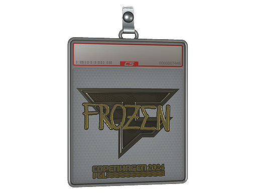 Item Sticker Slab | frozen (Gold) | Copenhagen 2024