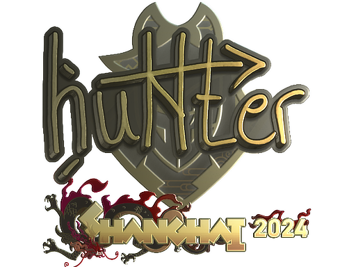 Item Sticker | huNter- (Gold) | Shanghai 2024