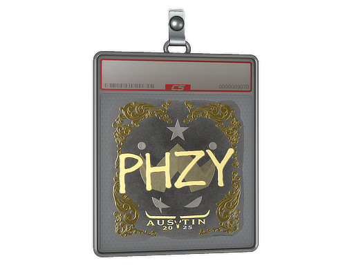 Item Sticker Slab | phzy (Gold) | Austin 2025
