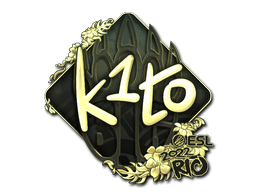 Item Sticker | k1to (Gold) | Rio 2022