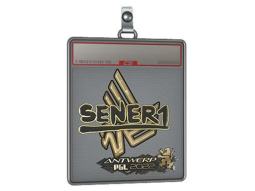 Item Sticker Slab | SENER1 (Gold) | Antwerp 2022