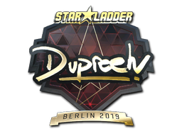 Cosmetic Sticker | dupreeh (Gold) | Berlin 2019 of Craft