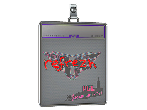 Item Sticker Slab | refrezh (Holo) | Stockholm 2021