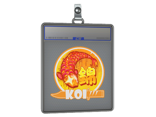 Item Sticker Slab | Fancy Koi