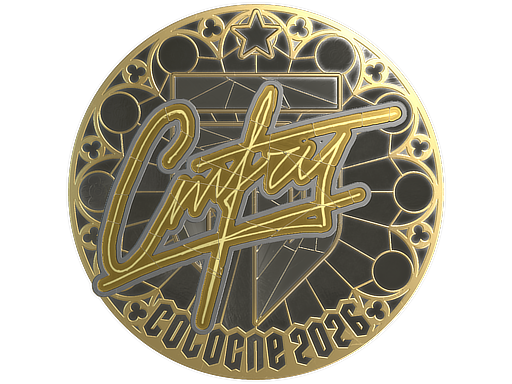 Item Sticker | cmtry (Gold) | Cologne 2026