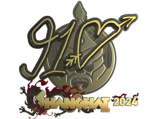 Item Sticker | 910 (Gold) | Shanghai 2024