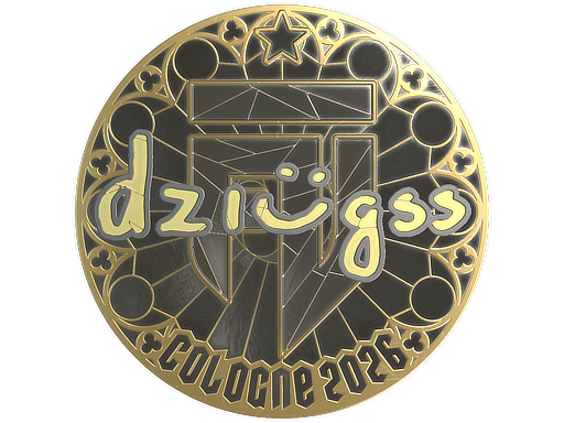 Item Sticker | dziugss (Gold) | Cologne 2026