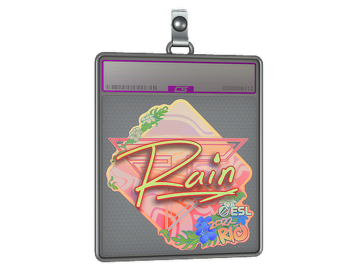 Item Sticker Slab | rain (Holo) | Rio 2022