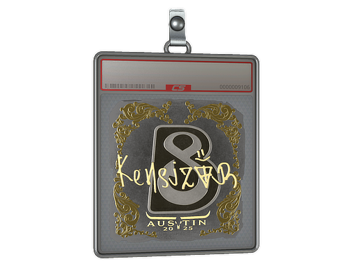 Item Sticker Slab | kensizor (Gold) | Austin 2025