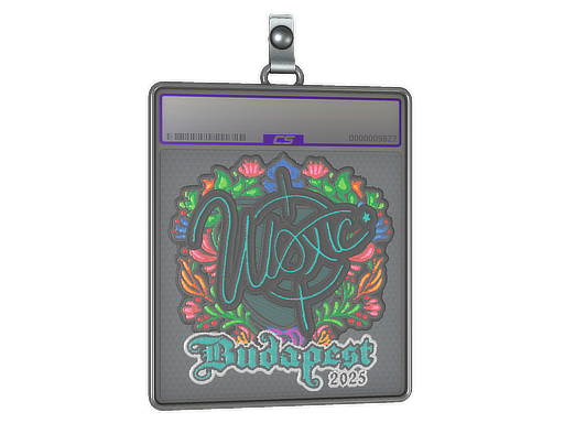 Item Sticker Slab | woxic (Embroidered) | Budapest 2025