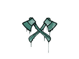 Item Graffiti | X-Axes (Frog Green)