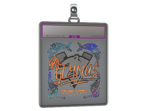 Item Sticker Slab | FL4MUS (Holo) | Austin 2025