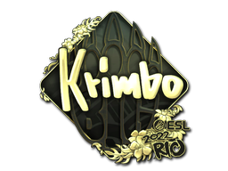 Item Sticker | Krimbo (Gold) | Rio 2022