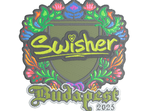 Item Sticker | Swisher (Embroidered) | Budapest 2025
