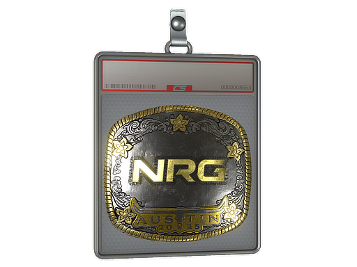 Item Sticker Slab | NRG (Gold) | Austin 2025