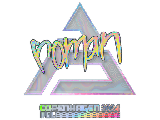 Item Sticker | roman (Holo) | Copenhagen 2024