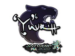 Item Sticker | yuurih (Glitter) | Antwerp 2022