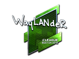 Item Sticker | wayLander (Foil) | Boston 2018