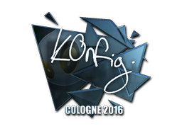 Item Sticker | k0nfig (Foil) | Cologne 2016