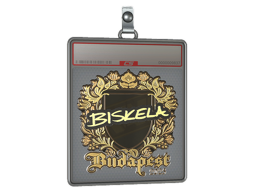 Item Sticker Slab | Aleksib (Gold) | Budapest 2025