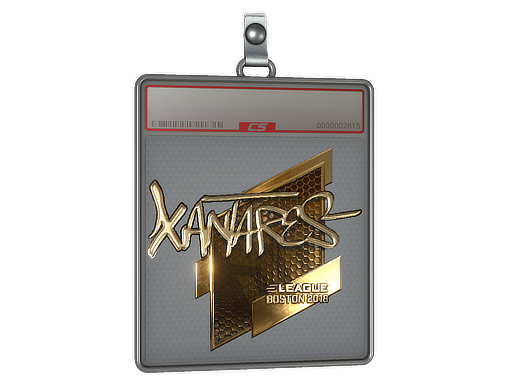 Item Sticker Slab | XANTARES (Gold) | Boston 2018