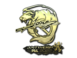 Item Sticker | Jame (Gold) | Antwerp 2022