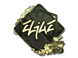 Item Sticker | EliGE (Gold) | Rio 2022