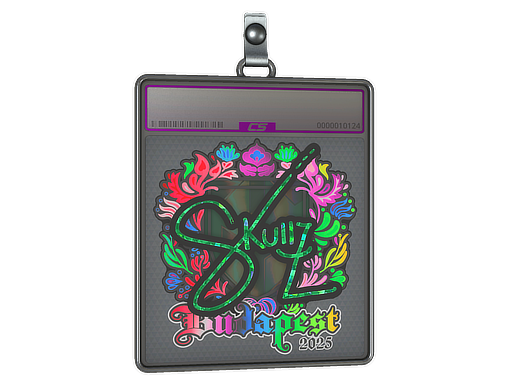 Item Sticker Slab | skullz (Holo) | Budapest 2025