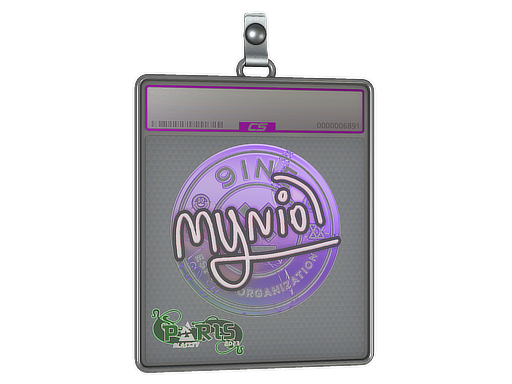Item Sticker Slab | mynio (Holo) | Paris 2023