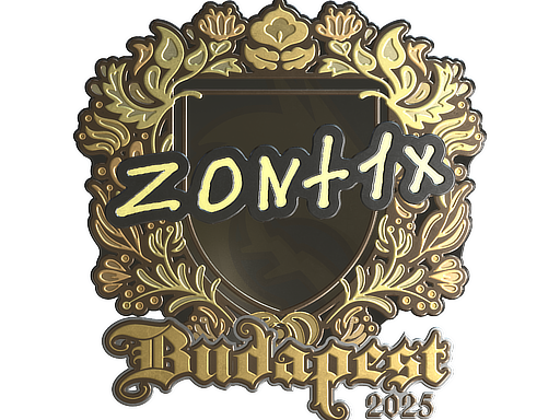 Item Sticker | zont1x (Gold) | Budapest 2025