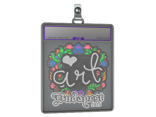 Item Sticker Slab | arT (Embroidered) | Budapest 2025
