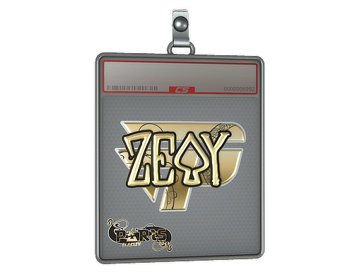 Item Sticker Slab | zevy (Gold) | Paris 2023