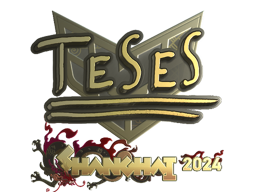 Item Sticker | TeSeS (Gold) | Shanghai 2024