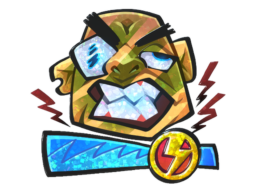 Item Sticker | Overloaded (Glitter)