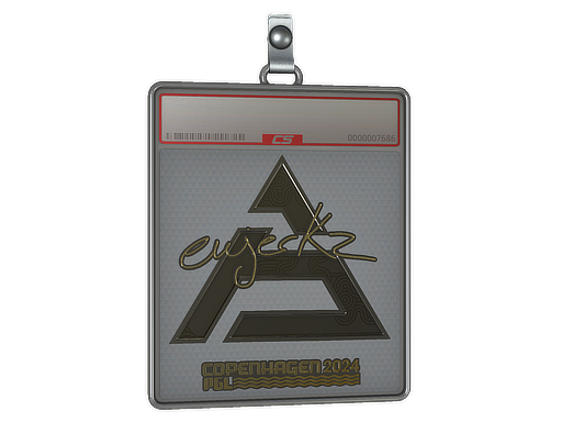 Item Sticker Slab | ewjerkz (Gold) | Copenhagen 2024