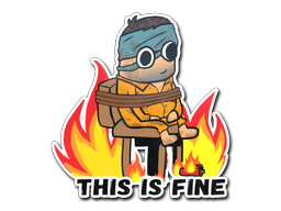 Item Sticker | This Is Fine (H)