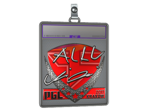 Item Sticker Slab | allu (Foil) | Krakow 2017