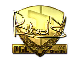 Item Sticker | B1ad3 (Gold) | Krakow 2017