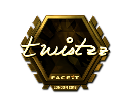 Item Sticker | Twistzz (Gold) | London 2018