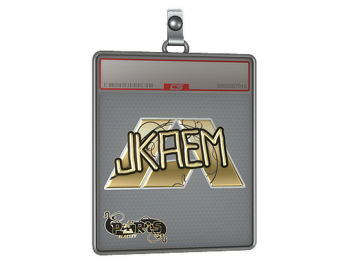 Item Sticker Slab | jkaem (Gold) | Paris 2023