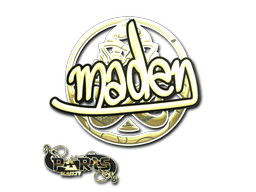 Item Sticker | maden (Gold) | Paris 2023